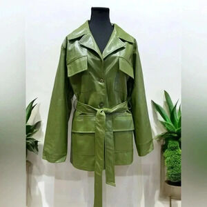 Bailey Rose Women Jacket Size S Belt Chic Stylish Sophisticated Modern Outwear